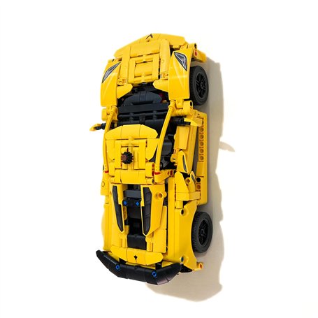 3Dudes & Dad Support mural compatible avec Lego® Technic Corvette Stingray - Crochet de rangement conçu sur mesure pour l'ensemb