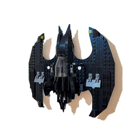 3Dudes & Dad Support mural compatible avec Lego® Batwing : Batman vs The Joker - Crochet de rangement personnalisé pour ensemble
