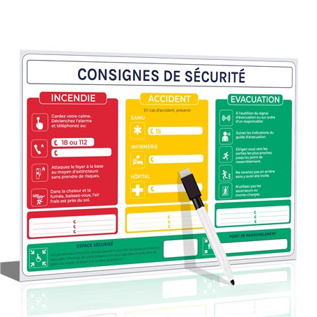Consignes de sécurité