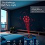 Miralin Boule Disco LED avec Laser et Stroboscope – Lumière DJ Réactive au Son, Télécommande, Éclairage Fête Anniversaire, Maiso