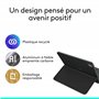 Logitech Flip Folio, étui Clavier pour iPad Pro 11 Pouces (M4) & iPad Air 11 Pouces (M2 & M3)(5th Gen - 2024) - étui Clavier Blu