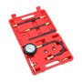 KATSU Testeur de Jauge de Pression de Pompe d'injection de Carburant Kit d'Outils de Diagnostic d'Essence pour Moteurs Essence D