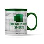 Tasse de bureau amusante | Freak in The Sheets | Tasse à café de bureau | Tasse nouveauté pour le travail | Cadeau pour les comp