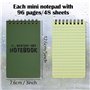 3 x 5'' Imperméables Bloc Notes de Poche Top-spi