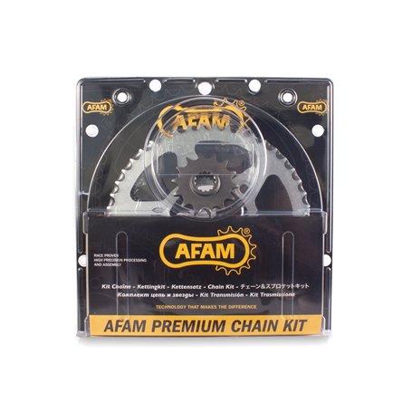 Afam 01275900 Kit chaîne de moto - kit acier pour YAMAHA YFM 700 R Raptor 2005 - 2017