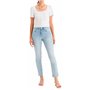 Levi's Femme Jeans 724 High Rise Straight, Cool Bright en Bleu, 31W / 30L