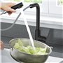 robinet d'évier de cuisine extensible et pivotant à 360°