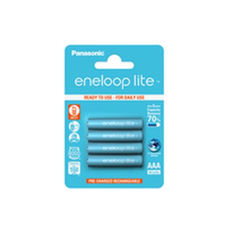 Piles Rechargeables Panasonic BK-4LCCE/4CP (4 Unités)