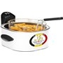 Frifri FI.1528 Friteuse Métal/Inox Blanc 4 L 3200 W