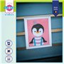 VERVACO Activité Éducative Point De Croix Kit Complet Motif Broderie PINGOUIN Canevas Kit Complet Debutant Decoration Manuelle D