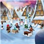 LEGO 76418 Harry Potter Le Calendrier de l’Avent 2023, avec 24 Cadeaux de Noël Dont 18 Sets du Village de Pré-au-Lard et 6 Minif