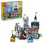 LEGO Creator 3-en-1 Le Château Médiéval des Chevaliers - Jouet se Transformant en Scène de Tournoi à Cheval ou en Village - 6 Mi