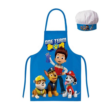 BrandMac Kids Apron - Paw Patrol - One Team (230009) Bleu