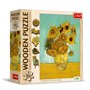 Trefl – Puzzle en Bois : Les tournesols, Vincent van Gogh -200 éléments