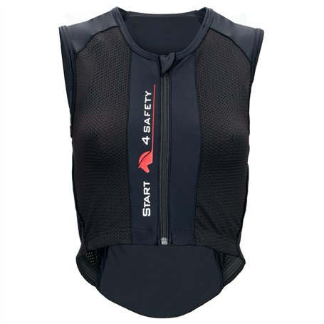 Start EffectFlex Gilet de protection pour le dos pour les jeunes (Noir