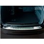 Avisa Protection de seuil arrière inox compatible avec Audi A6 (C8) Avant 2018- 'Ribs', Argent