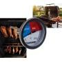 1881 Thermomètre de barbecue analogique bimétallique en acier inoxydable jusqu'à 300 °C
