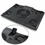 AABCOOLING NC84 - Ventilateur PC avec 5 Ventilateurs et Rétroéclairage LED Bleu | Refroidisseur PC Portable | Support pour Ordin