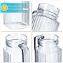 KADAX Pichet en Verre, Élégante Carafe pour Sublimer le Service de Boissons Fraîches telles que l'Eau, le Jus et la Limonade, Cr