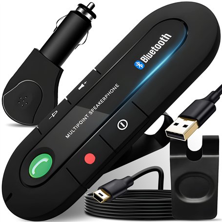 Retoo Kit Mains Libres pour Voiture Bluetooth 5.0