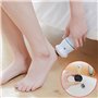 Retoo Râpe Pieds Electrique Rouleau Exfoliant et Anti-Callosités Rasoir Elimine la peau dure et les callosités Réutilisable Rech