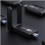 Retoo WiFi Puissante CLE AC867Mbps Adaptateur USB 3.0 Double Bande Dongle WiFi Carte pour Portable 2.4G 5GHz Compatible avec Win