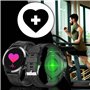 Retoo Montre Connectée avec Fonction Téléphone Affichage 1.44" pour Femme Homme Complet Tactile Fitness Usure GPS Localisateur B
