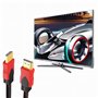 Retoo Câble HDMI 4K 1,35 m haute vitesse, compatible avec TV TV, vidéo 4K UHD 2160p HD 1080p tressé plaqué or, connecteurs plaqu