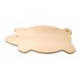 Wooden World - Planche à découper en bois, pour servir des snacks ou pour la décoration de cuisine - en forme de cochon
