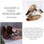 Cocciné - Kit d'entretien des chaussures - Kit de nettoyage pour daim et nubuck - Entretien des chaussures - Nettoyage des chaus