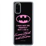 ERT GROUP Coque de téléphone Portable pour Samsung S20 / S11E Original et sous Licence Officielle DC Motif Batman 062 Parfaiteme