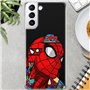 ERT GROUP Coque de téléphone Portable pour Samsung S21 Plus Original et sous Licence Officielle Marvel Motif Spider Man 042 Parf