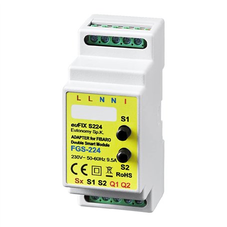 Eutonomy S224 Adaptateur rail DIN