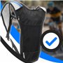 Retoo Sac à dos de course avec bouteille d'eau de 2 l, sac à dos d'hydratation ultra léger, gilet de course, sac à dos de vélo p