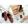 Kaps Kit Complet de Nettoyage et D'entretien des Chaussures, Kit D'entretien des Chaussures 9 Pièces pour Bottes et Chaussures e