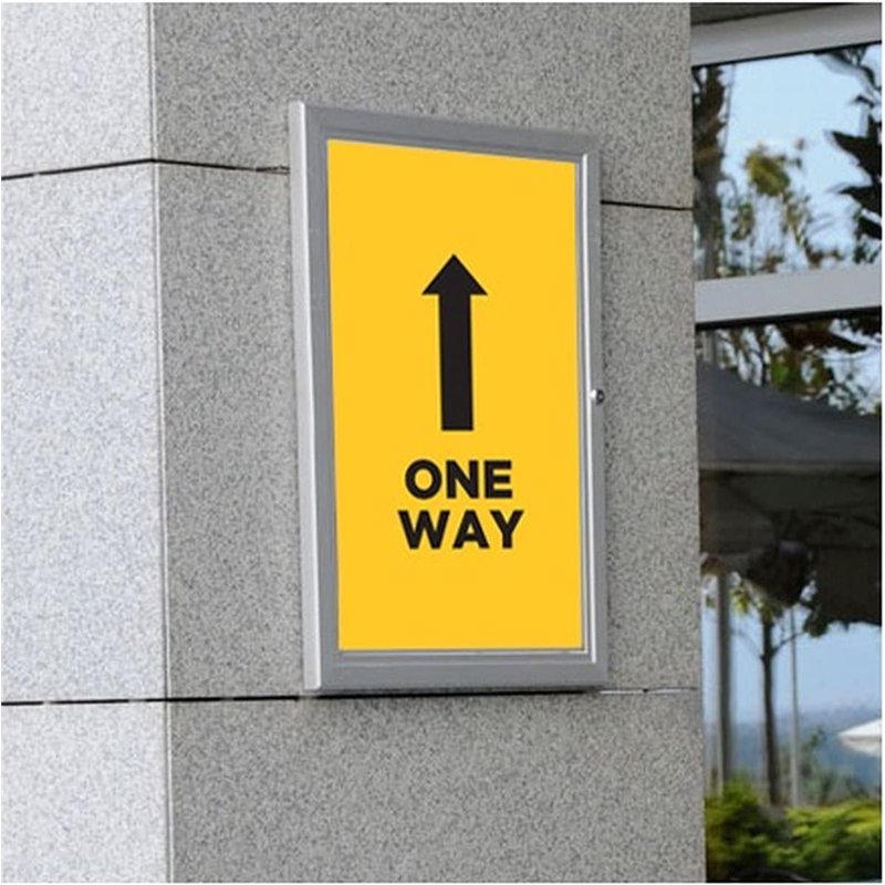 Exter Sign Displaysign Vitrine publicitaire verrouillable DIN A1 – Vitr | Isleden