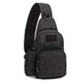 Xieben Sac de Poitrine Etanche Sac d'Epaule Tactique Militaire Molle Sacoche avec Poche de Cruche à Eau Multifonction pour Voyag