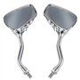 Alamor Rétroviseurs Skull Claw pour Moto H-a-RL-EY H-on-da Su-zu-ki Yam-a-ha