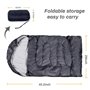Sac de Couchage pour Chien Chaud et imperméable Lit pour Chien dehoussable pour extérieur en Voiture Voyage