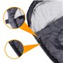 Zwini Panier Chien, Sac de Couchage pour Chien Chaud et imperméable Lit pour Chien dehoussable pour extérieur en Voiture Voyage 