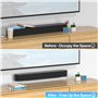 Support pour Sonos Beam Noir - Support Mural pour Sonos Beam Barre de Son