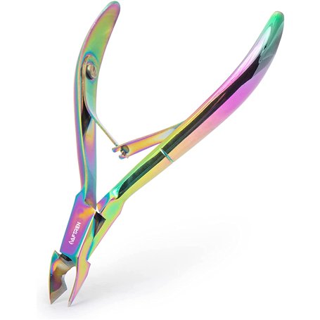 Coupe-cuticules professionnel 1/2 mâchoire pince à cuticules acier inoxydable manucure pieds mains ongles incarnés cuticules cis