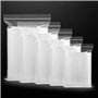 Sachets Plastiques Zip Sacs en Plastiques Transparents Refermables 400 Pièces Pochon Plastique Reutilisable (5 Tailles)