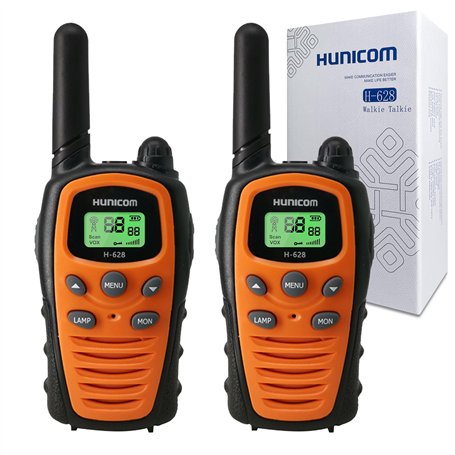 Talkie-Walkies pour Adultes avec Grande portée - Talkie Walkie Enfants PMR VOX Mains Libres 5 km avec Lampe de Poche rétroéclair