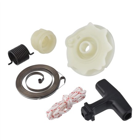 Cancanle Moyeu de poulie de démarreur à rappel Poignée de corde à ressort pour Husqvarna 137 142 235 236 240 Tronçonneuse