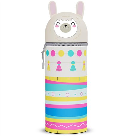 Trousse Ecole 2 en 1 en Silicone Souple Kawaii