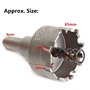 4EVERHOPE 6 Pcs HSS TCT Tronçonneuse Trépans Forets Trépan Carbure Trou Ouvreur, 22-65mm