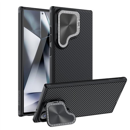 Nillkin Coque Samsung Galaxy S24 Ultra avec Kichstand Camera Cover