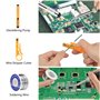 Fer à Souder 80W Électronique de Précision avec Température Réglable 180-520°C, Set de Soudage avec 5 Conseils, Interrupteur ON/