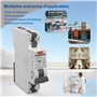 Disjoncteur Différentiel 30mA Type A 1P+N, SAFEMORE Interrupteur différentiel 16A Courbe B - Haute Sensibilité - Pose Rail DIN, 